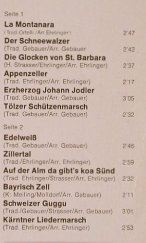 Strasser,Hugo-Alpen Sound Orchester: Alpen-Schlagerfestival, MFP(M 048-29 535), D, 1974 - LP - Y7086 - 6,00 Euro