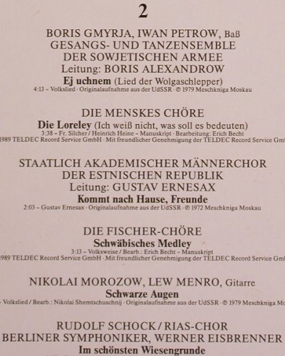 V.A.Lieder die wie Brücken sind: Carolin Reiber-a.d.UDSSR u.Deutschl, Ariola (303 557), D, 1989 Typ: 2LP Best.-Nr.: Y7095 Preis: 6,00 Euro