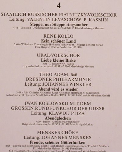V.A.Lieder die wie Brücken sind: Carolin Reiber-a.d.UDSSR u.Deutschl, Ariola (303 557), D, 1989 Typ: 2LP Best.-Nr.: Y7095 Preis: 6,00 Euro