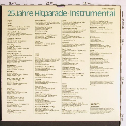 V.A.25 Jahre Hit Parade: Instrumental, Foc, S*R(65 847 6), D, 1977 - 3LP - Y7119 - 7,50 Euro