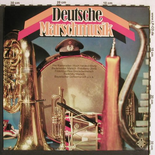 Musikkorps d.Schutzpolizei Berlin: Deutsche Marschmusik, Heinz Winkel, Telefunken(6.21004 AS), D, Ri, 1961 - LP - Y7123 - 6,00 Euro