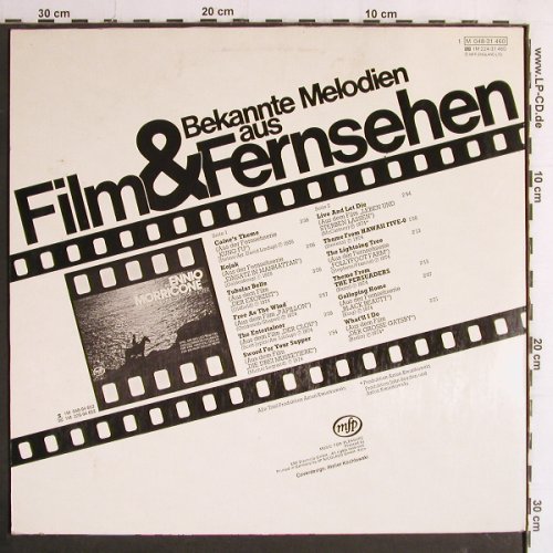 Kwiatkowski,Anton / J.Byden: Bekannte Melod. ausFilm & Fernsehen, MFP (M 048-31 460), D Typ: LP Best.-Nr.: Y7169 Preis: 5,00 Euro