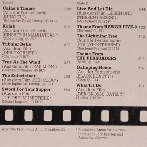 Kwiatkowski,Anton / J.Byden: Bekannte Melod. ausFilm & Fernsehen, MFP (M 048-31 460), D Typ: LP Best.-Nr.: Y7169 Preis: 5,00 Euro