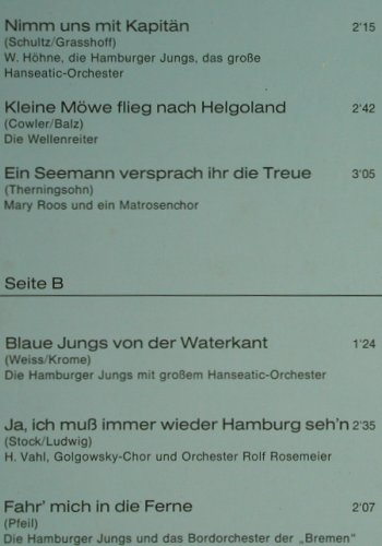 V.A.Schiff AHOI: Hanseatic-Orch.,Wellenreiter.., Foc, Elite Special (EDT-507), D,m-/vg+ Typ: 2LP Best.-Nr.: Y7173 Preis: 6,00 Euro