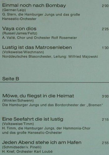 V.A.Schiff AHOI: Hanseatic-Orch.,Wellenreiter.., Foc, Elite Special (EDT-507), D,m-/vg+ Typ: 2LP Best.-Nr.: Y7173 Preis: 6,00 Euro