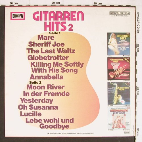V.A.Gitarren Hits: 2 - (Mare...Lebe wohl und Goodbye), Europa (111 725.4), D, 1977 Typ: LP Best.-Nr.: Y7271 Preis: 4,00 Euro