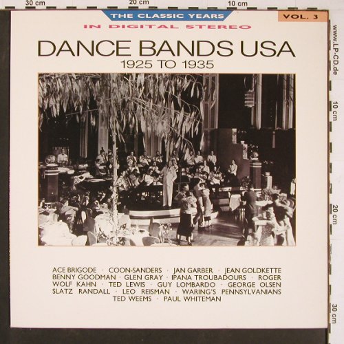 V.A.Dance Bands USA 1925-35 Vol.3: Ace Brigode... B.Goodman, 16 Tr., BBC(REB 650), UK, 1986 - LP - Y739 - 6,00 Euro