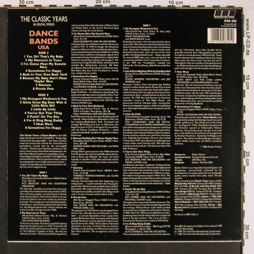 V.A.Dance Bands USA 1925-35 Vol.3: Ace Brigode... B.Goodman, 16 Tr., BBC (REB 650), UK, 1986 Typ: LP Best.-Nr.: Y739 Preis: 6,00 Euro