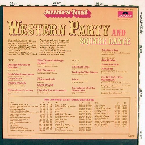 Last,James: Western Party and Square Dance, Polydor(2371 830), D, 1977 - LP - Y7498 - 6,00 Euro