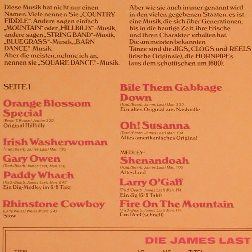 Last,James: Western Party and Square Dance, Polydor(2371 830), D, 1977 - LP - Y7498 - 6,00 Euro