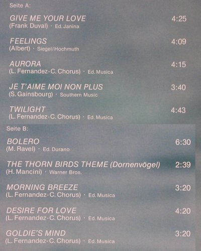 Fernandez,Luis & his Orchestra: Unsere schönsten Stunden, OK/Teldec (36 090-9), D, 1986 Typ: LP Best.-Nr.: Y7559 Preis: 7,50 Euro