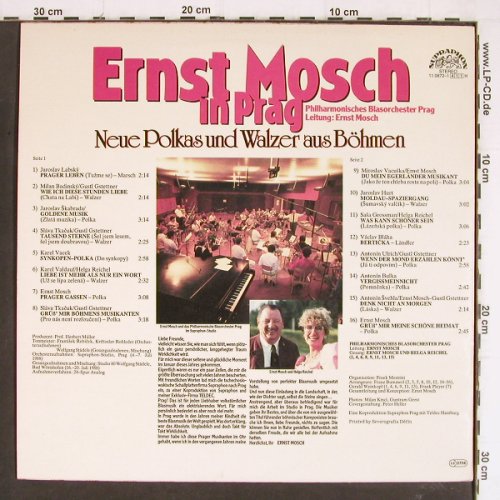 Mosch,Ernst: In Prag,Neue Walzer&Polkas aBöhmen, Supraphon(11 0672-1), CZ, 1989 - LP - Y7563 - 6,00 Euro