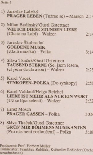 Mosch,Ernst: In Prag,Neue Walzer&Polkas aBöhmen, Supraphon(11 0672-1), CZ, 1989 - LP - Y7563 - 6,00 Euro