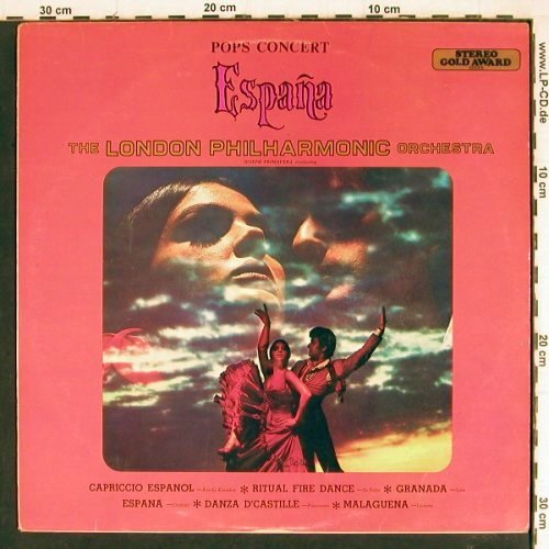 Royal Philharmonic Orchestra: Espana, Cond.Joseph Primavera, Stereo Gold Award (MER 307), UK,vg+/m-, 1970 Typ: LP Best.-Nr.: Y7647 Preis: 6,00 Euro
