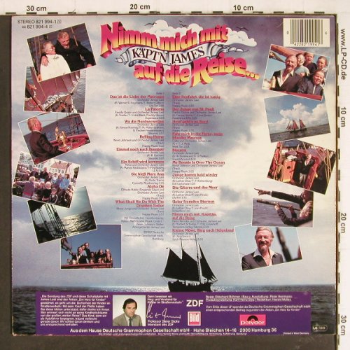 Last,James: Nimm mich mit,Käptn James..., Polydor (821 994-1), D, 1982 Typ: LP Best.-Nr.: Y7686 Preis: 7,50 Euro
