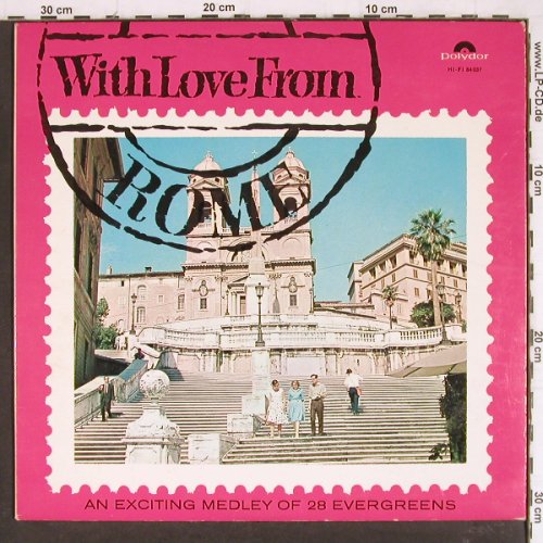 V.A.With Love from Rome: K.Edelhagen... Max Greger-Medley, Polydor (84 037), D, Mono, 1965 Typ: LP Best.-Nr.: Y7714 Preis: 7,50 Euro