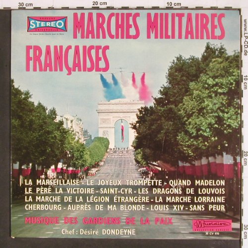 Musique des Gardiens de la Paix: Marches Militaires Francaises, Musidisc(CV 970), F,  - LP - Y7743 - 6,00 Euro