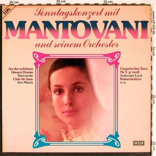 Mantovani & sein Orchester: Sonntagskonzert mit, Foc, Decca(6.28381 DP), D, 1977 - 2LP - Y7758 - 6,00 Euro