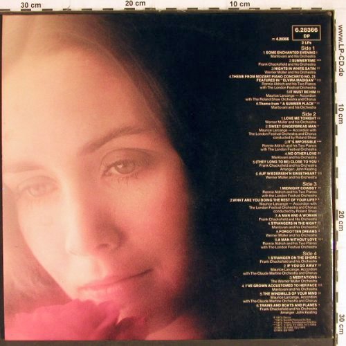 V.A.Soft and Easy: 24 Goldene Melodien, Foc, Decca (6.28366 DP), D, 1976 Typ: 2LP Best.-Nr.: Y7760 Preis: 6,00 Euro