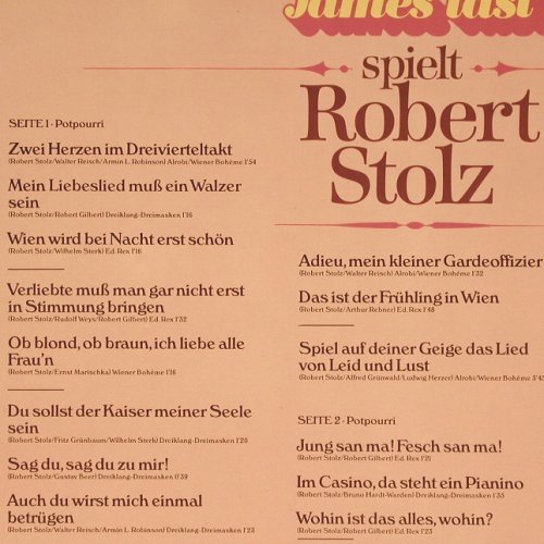 Last,James: spielt Robert Stolz, Polydor Hör Zu-Ed.(2371 768), D, 1977 - LP - Y7948 - 6,00 Euro