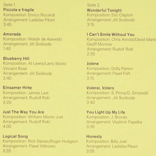 Slovacek,Felix: Same, Piccolq e fragile, Amiga(8 55 815), DDR, 1981 - LP - Y8194 - 6,00 Euro