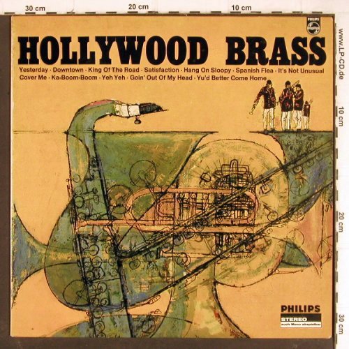 Hollywood Brass: Same, cond.Jerry Fielding, Philips (843 514 B`Y), D, Mono, 1966 Typ: LP Best.-Nr.: Y8362 Preis: 7,50 Euro