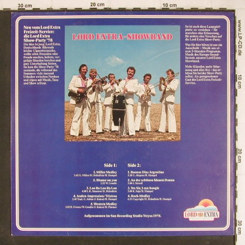 Lord Extra Showband: Show Party 78, Flamingo Rec/Lord Extra(180024.8), D, 1978 - LP - Y8385 - 5,00 Euro