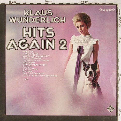 Wunderlich,Klaus: Hits Again 2, Helidon/Telefunken (SLE 14 659-P), YU, 1973 Typ: LP Best.-Nr.: Y8701 Preis: 5,00 Euro