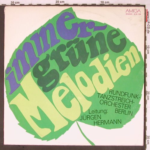 Rundfunk-Tanzstreich-Orchester: Immer grüne Melodien,Jürgen Hermann, Amiga, (8 55 139), DDR,m-/vg+, 1978 Typ: LP Best.-Nr.: Y8810 Preis: 5,00 Euro