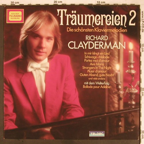 Clayderman,Richard: Träumereien 2, Telefunken (6.24500 AU), D, 1979 Typ: LP Best.-Nr.: Y8970 Preis: 6,00 Euro