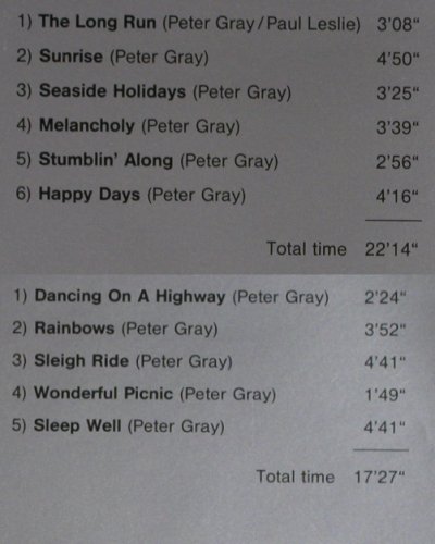 Gray,Peter: The Long Run, Mediadisc (MD-2001), D, 1981 Typ: LP Best.-Nr.: Y9050 Preis: 5,00 Euro