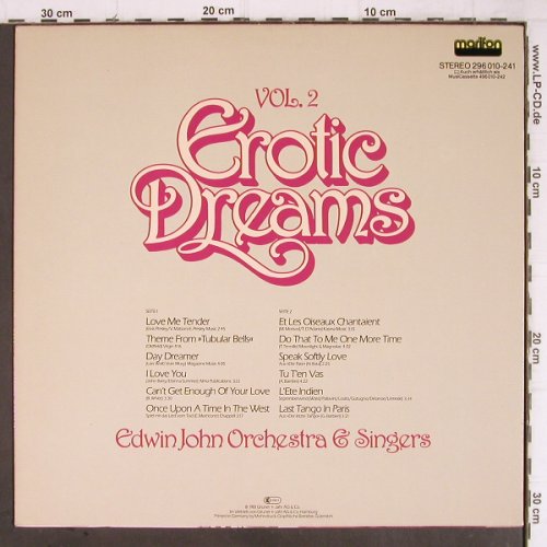 John,Edwin  Orchestra & Singers: Erotic Dreams Vol.2, Marifon (296 010-241), D, 1981 Typ: LP Best.-Nr.: Y9088 Preis: 5,00 Euro