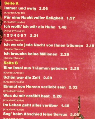 Kreuder,Peter: Immer und Ewig,instr. FS-New sealed, Auditon (909-2-121103), D, 1973 Typ: LP Best.-Nr.: Y9180 Preis: 7,50 Euro