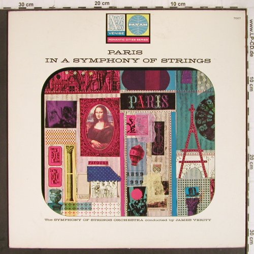 Symphonie of Strings Orchestra: Paris in a...,cond.James Verity, Venice / PAN AM(7007), US,  - LP - Y9231 - 7,50 Euro