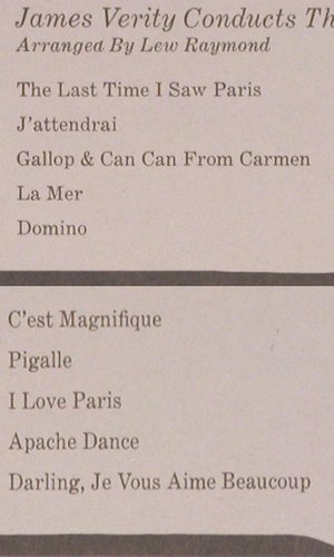 Symphonie of Strings Orchestra: Paris in a...,cond.James Verity, Venice / PAN AM(7007), US,  - LP - Y9231 - 7,50 Euro