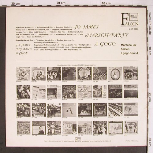 James,Jo - Bigband & Chor: Marsch Party à gogo, Falcon (L-ST 7083), D Typ: LP Best.-Nr.: Y9286 Preis: 5,00 Euro