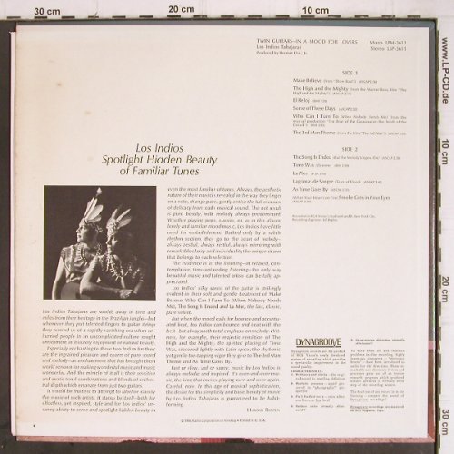 Los Indios Tabajaras: Twin Guitars in a mood for Lovers, RCA Victor(LSP-3811), US, 1966 - LP - Y9307 - 7,50 Euro