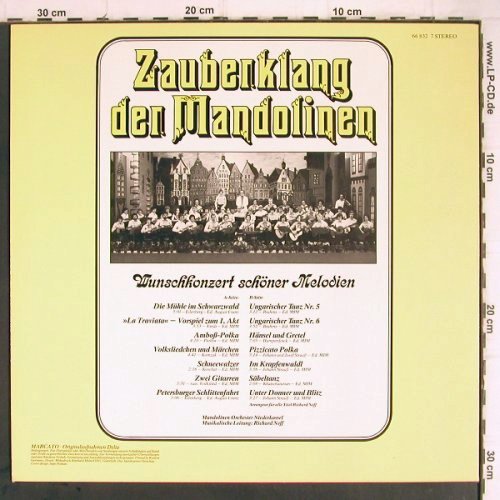Mandolinen Orchester Niederkassel: Zauberklang der Mandolinen,R.Neff, Mercato(66 832 7), D, 1977 - LP - Y9311 - 6,00 Euro