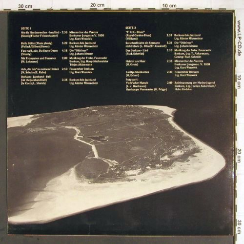 V.A.Borkum - Grüße aus: Borkumer Jungens...Spielmz.MarineJ., MediumRec (4282), D Typ: LP Best.-Nr.: Y9314 Preis: 7,50 Euro