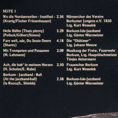 V.A.Borkum - Grüße aus: Borkumer Jungens...Spielmz.MarineJ., MediumRec (4282), D Typ: LP Best.-Nr.: Y9314 Preis: 7,50 Euro
