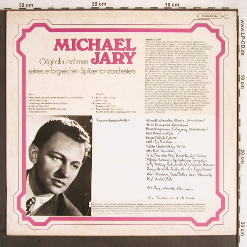 Jary,Michael: Originalaufnahmen s.Erfolgreichen.., Kristall, Stoc (C 046-28 546 M), D, m-/vg+ Typ: LP Best.-Nr.: Y9542 Preis: 7,50 Euro