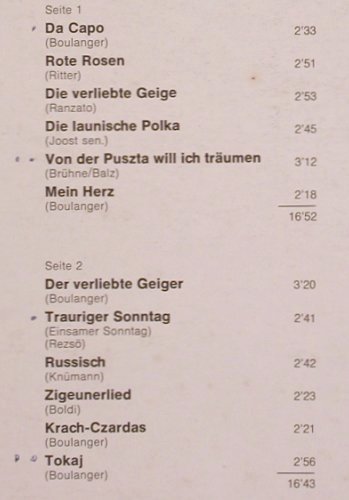 Boulanger,Georges: Originalaufn. des berühmt.Künstlers, MFP, woc (M 048-28 541), D, m-/vg+ Typ: LP Best.-Nr.: Y9555 Preis: 6,00 Euro