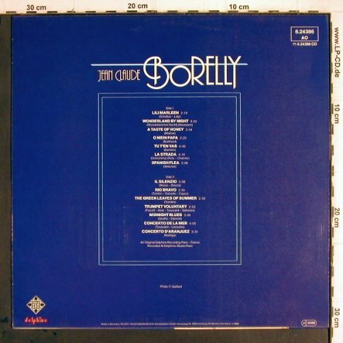Borelly,Jean-Claude: Die schönsten Melodien der Welt, Telefunken (6.24386 AO), D, 1980 Typ: LP Best.-Nr.: Y9742 Preis: 6,00 Euro