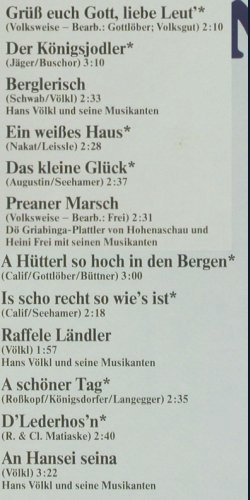 Karli & Karolin: Grüss Euch Gott, Telefunken (6.24793 AG), D, 1981 Typ: LP Best.-Nr.: Y9743 Preis: 5,00 Euro