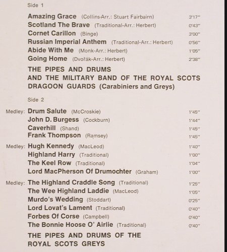 Royal Scots Dragon Guards: Amazing Grace, RCA International (26.21236 AF), D, Ri, 1972 Typ: LP Best.-Nr.: Y9788 Preis: 6,00 Euro