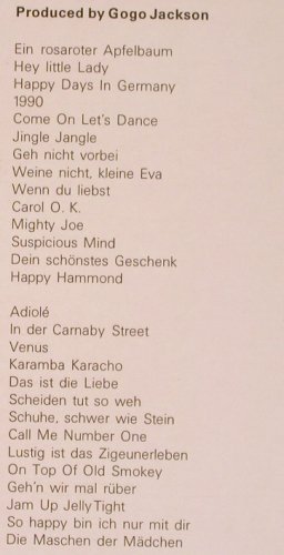 GoGo Jackson: Hammond a gogo-Nonstop-Tanzparty, Hippo / Bay Sound (41022), D Typ: LP Best.-Nr.: Y9828 Preis: 6,00 Euro