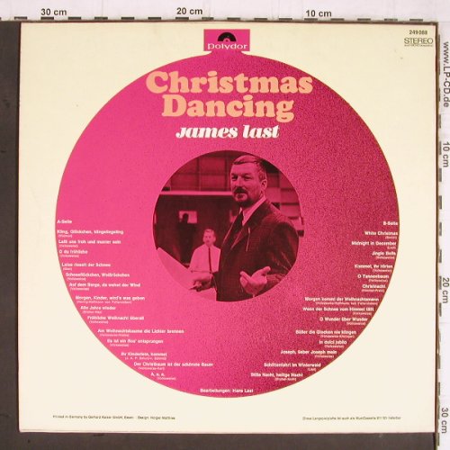 Last,James: Christmas Dancing, Polydor (249 088), D, 1966 Typ: LP Best.-Nr.: Y9871 Preis: 6,00 Euro