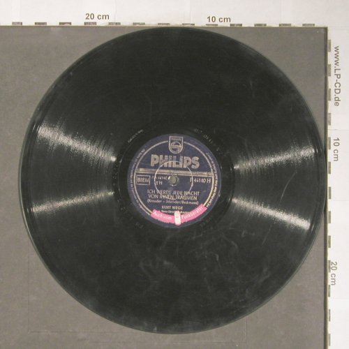 Wege,Kurt - Tanz u.Streichorch.: Komm zu mir heut' Nacht, Philips(P 44140), D,vg+, 1951 - 25cm - N147 - 3,00 Euro