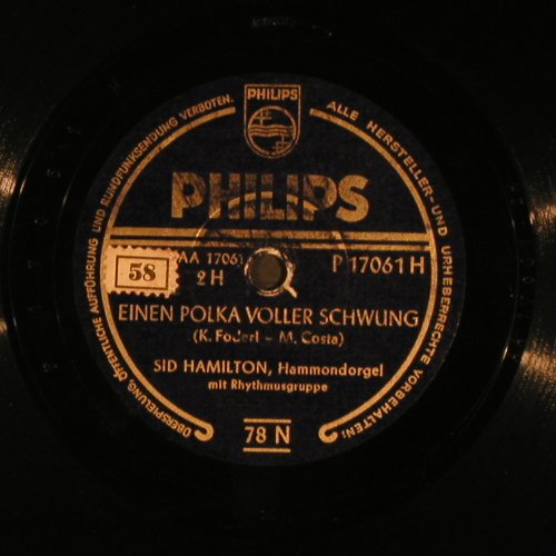 Sid Hamilton: Der Frechdachs/Eine Polka voller Sc, Philips(P 17061), D,vg+,  - 25cm - N207 - 4,00 Euro