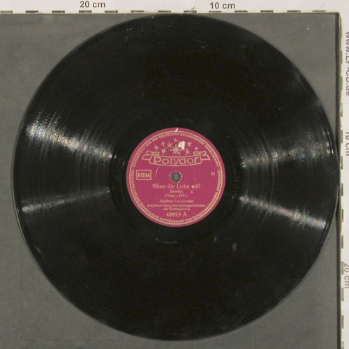 Luczkowski,Adabert: Wenn die Libe will, vg+/m-, Polydor(48953), D, 1953 - 25cm - N30 - 4,00 Euro